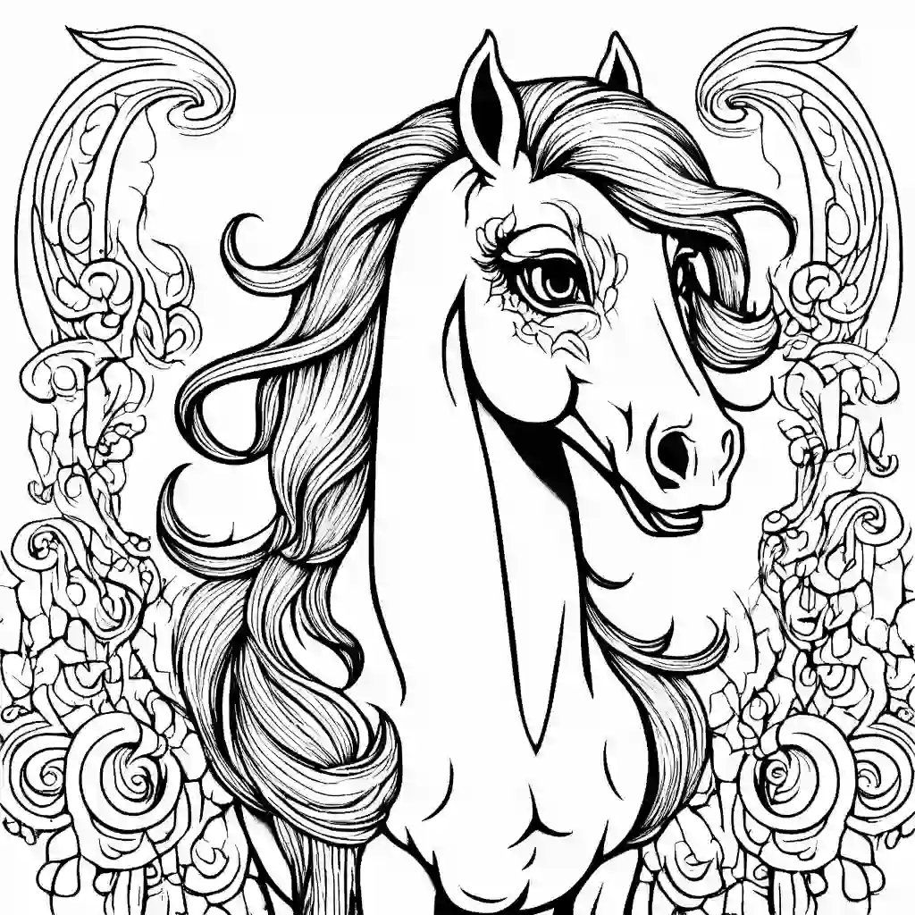Ponies coloring pages